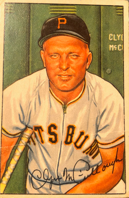 Clyde McCullough, the Binghamton catcher, would not make The Show until 1940, but he was to have a 15-year career in MLB, mostly with the Chicago Cubs.