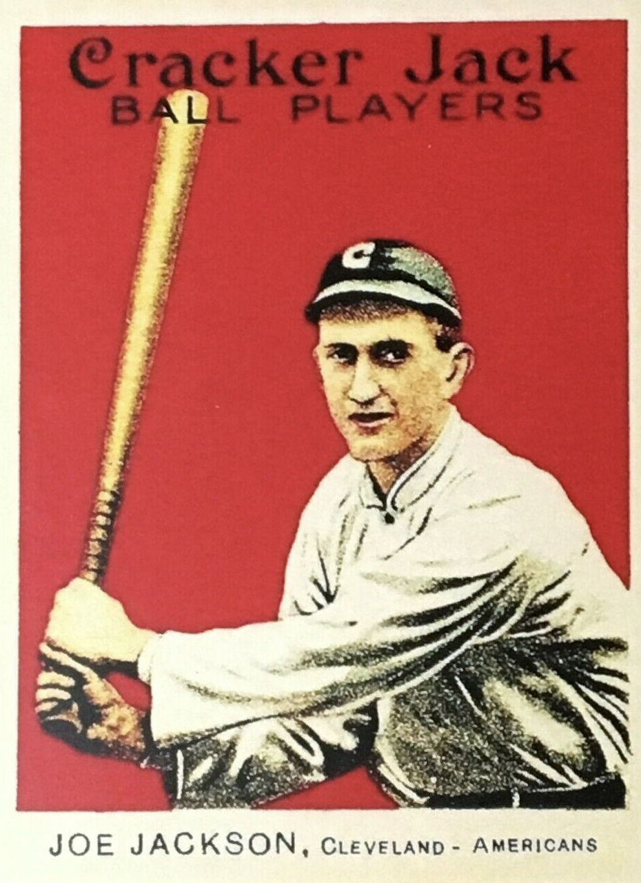 Joe Jackson Cracker Jack baseball card
